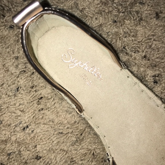 Seychelles Los Angeles Anthropologie gold metallic size 7 - Picture 8 of 15